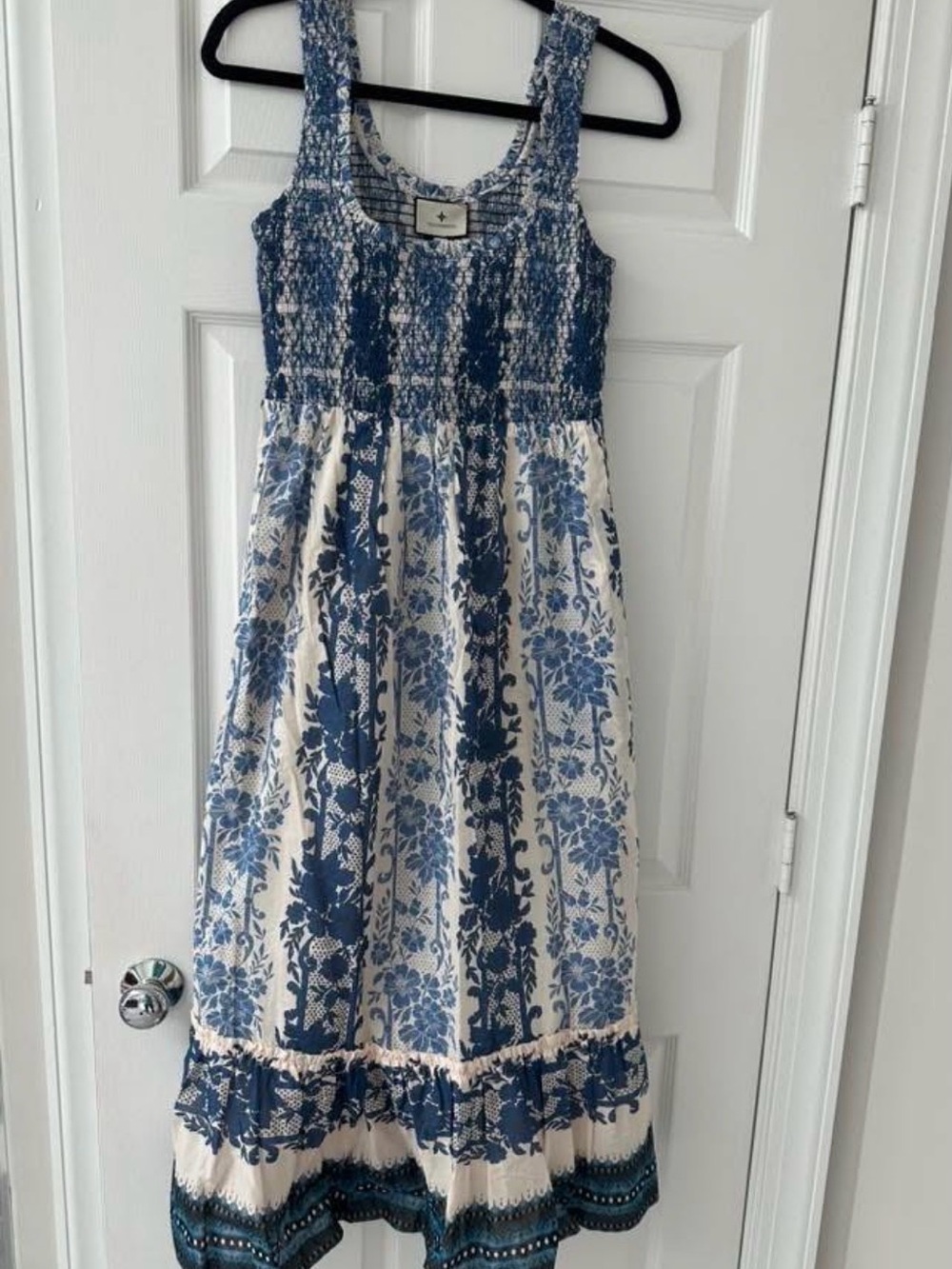 NWT Tuckernuck Bondi Blues Cotton Voile Mallie Dress - Picture 2 of 2